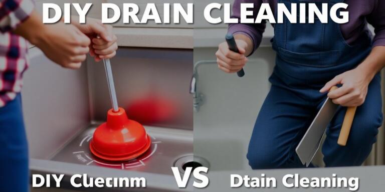 DIY Drain Cleaning vs. Professional Drain Cleaning